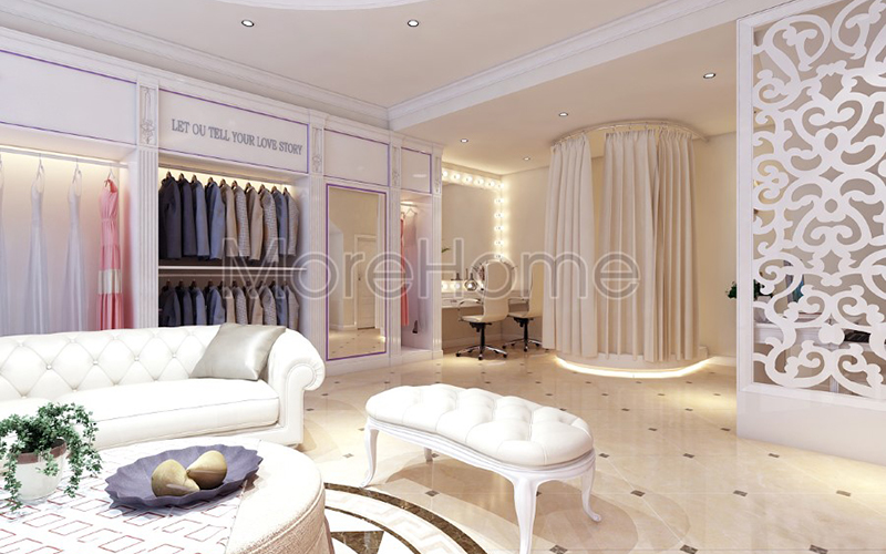 Đơn vị thiết kế thi công showroom áo cưới đẹp 